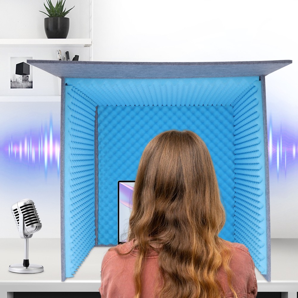 Desktop?Soundproof?Cover,?Isolation?Booth,?Vocal?Sound?Absorbing?Shield