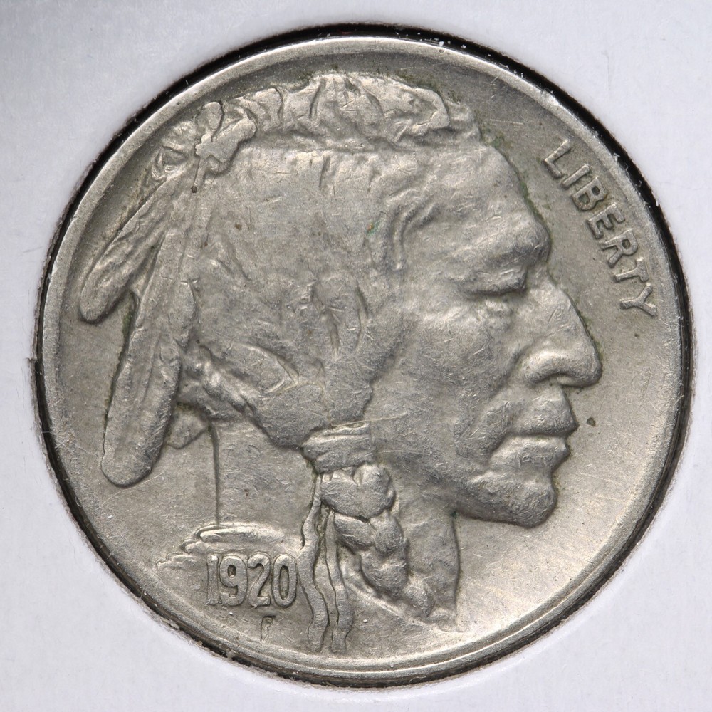 1920 Buffalo Nickel CHOICE AU E162 ICL