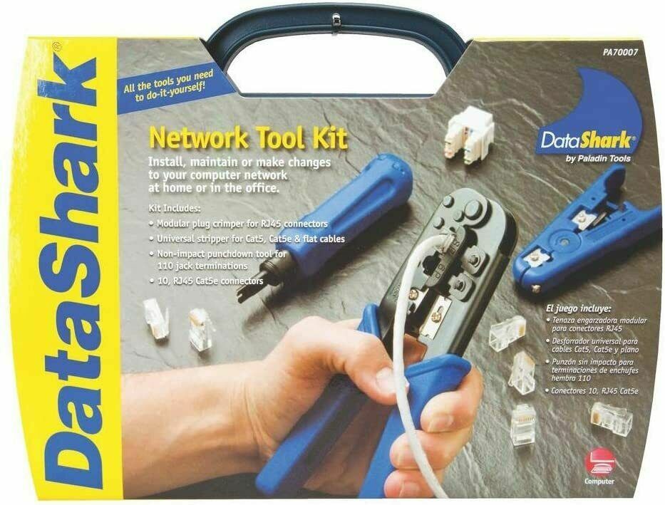 NEW DataShark Complete Network Tool Kit w/ Case (PA70007) - MUST HAVE!