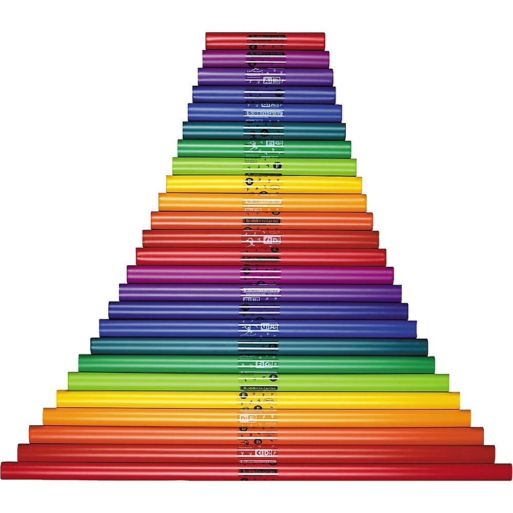 BOOMWHACKERS Complete Upper & Lower Octave Sets Tuned Percussion Tubes