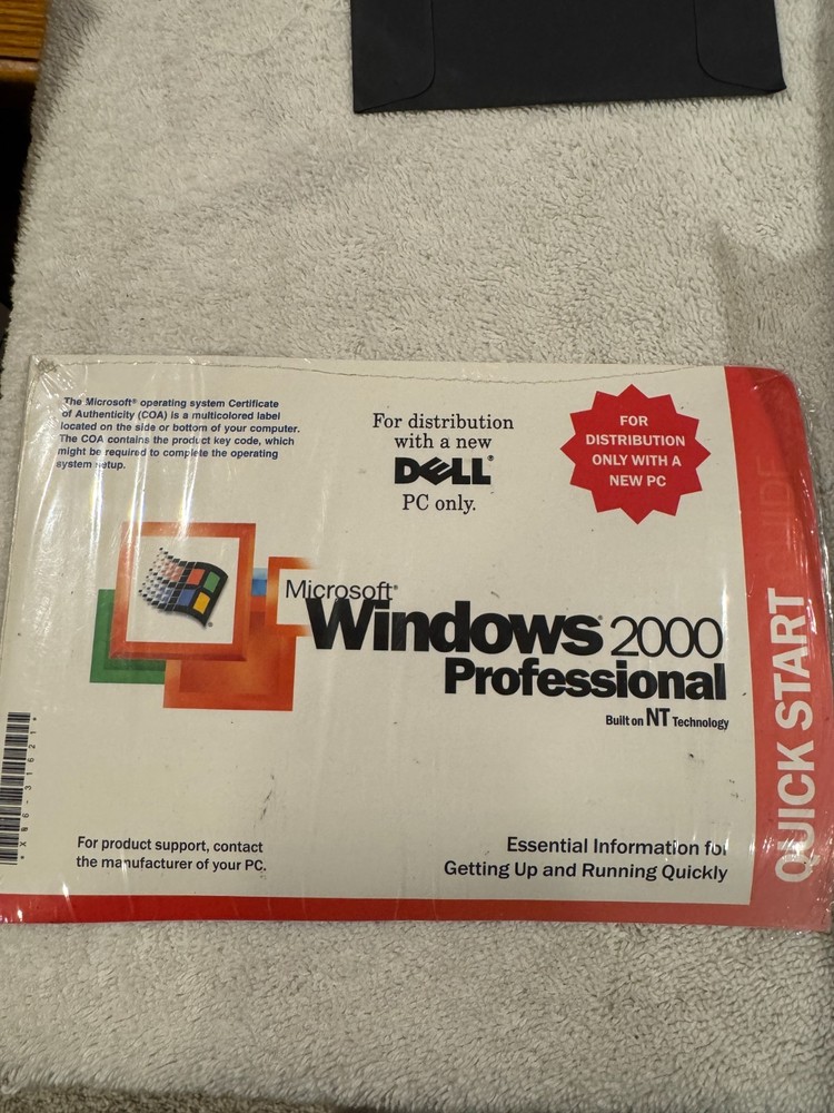 Microsoft Windows 2000 Professional - COA NOT INCLUDED!!!!