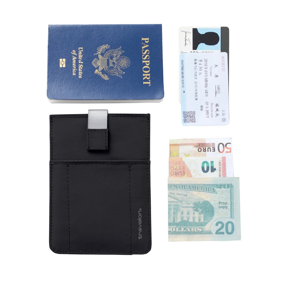 RFID Blocking Pull Out Passport holder