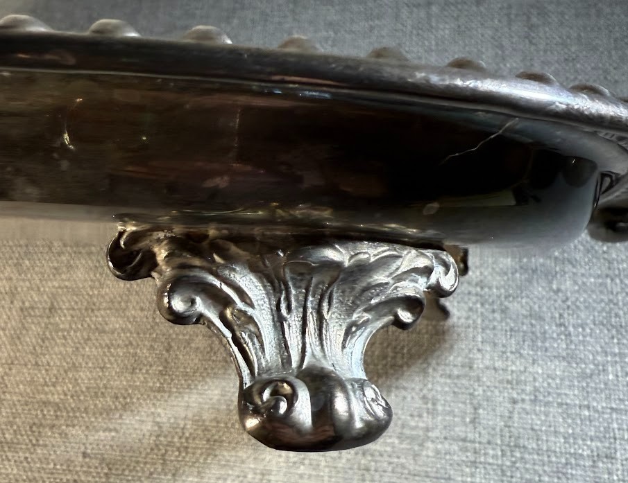 Silver Plated Serving Tray International Silver Co. Rectangular 18" L Vintage