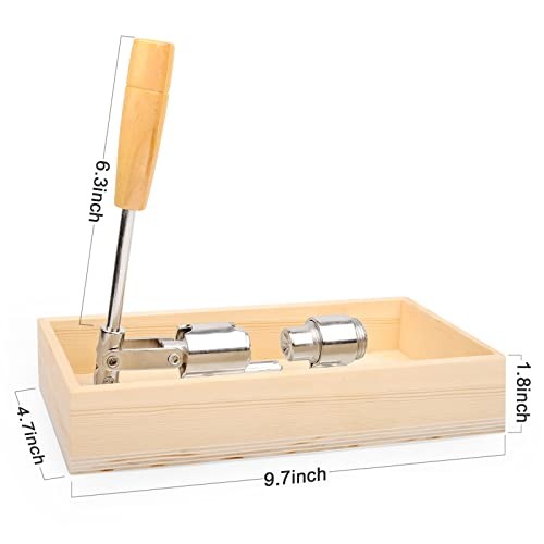 Nutcracker Heavy Duty Nut cracker Pecan Cracker Walnut Cracker Tool with Wood