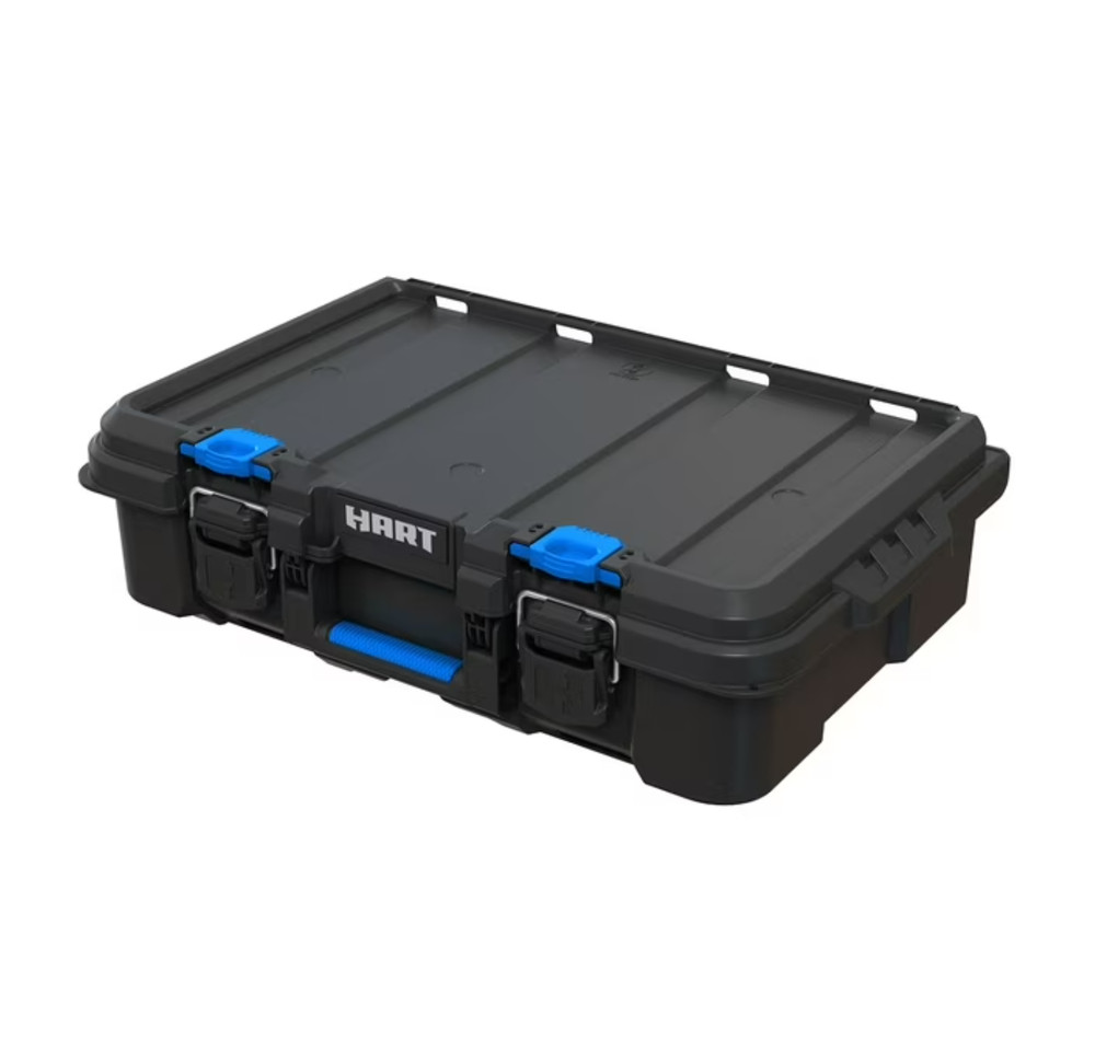 HART Stack System Tool Box with Small Blue Organizer & Dividers, Fits HART's