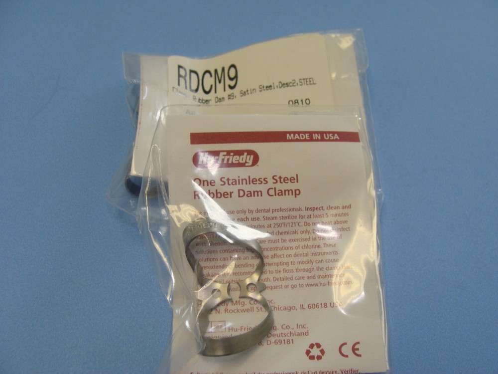 Rubber Dam Clamp No 09 | RDCM9 | HU FRIEDY