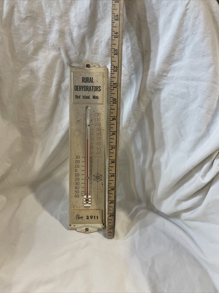 Bird Island MN Adv Thermometer