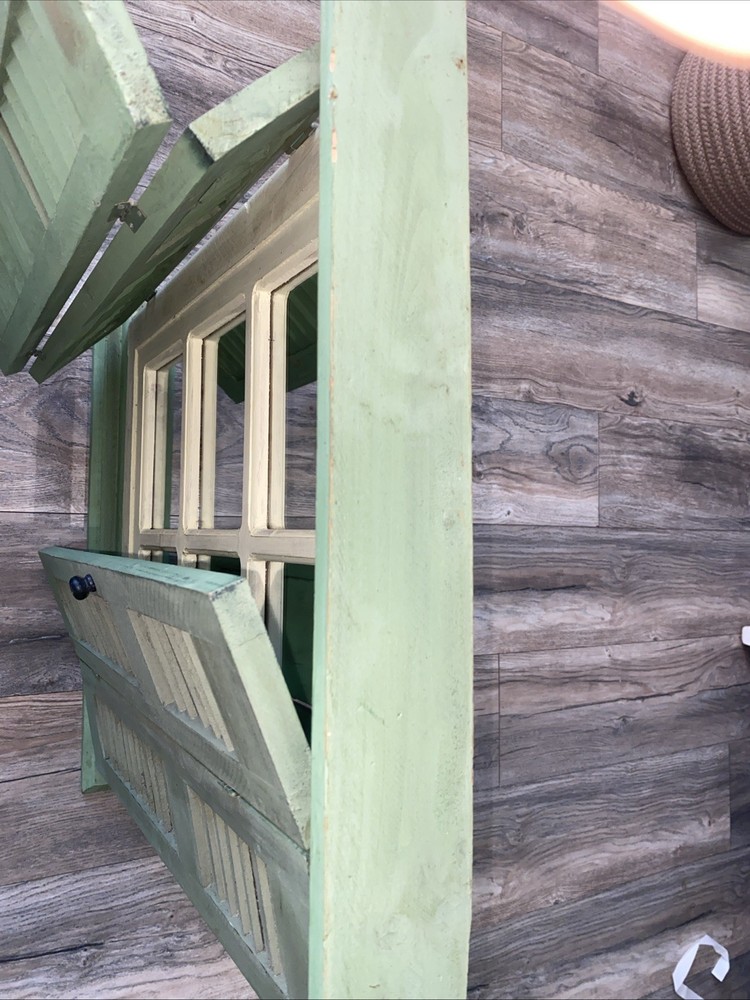 Home Interiors Rustic Mirror Shutters Home Decor 25” x 22”
