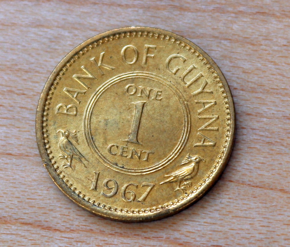 1967 Guyana 1 Cent Unc.