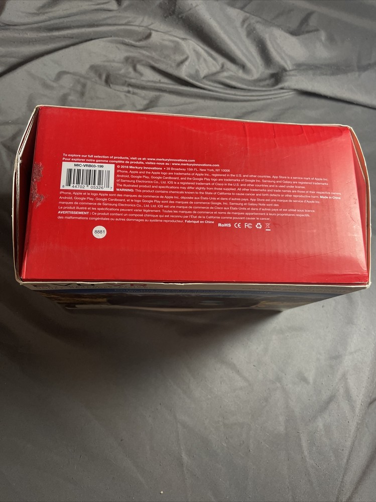 EVO VR NEXT Virtual Reality Headset/Controller for Smart Phone--(2016) New