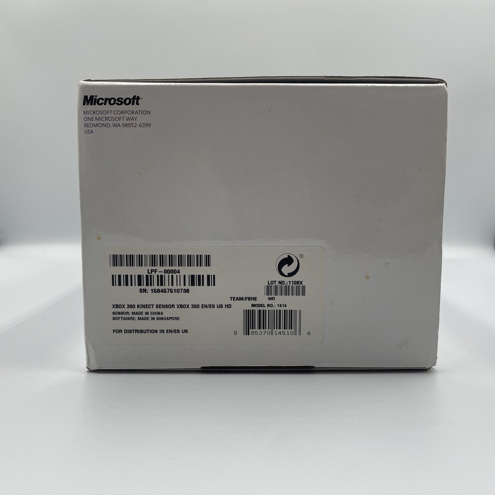 Xbox 360 Kinect Sensor Camera W/ Adventures Game Xbox 360 Kinect