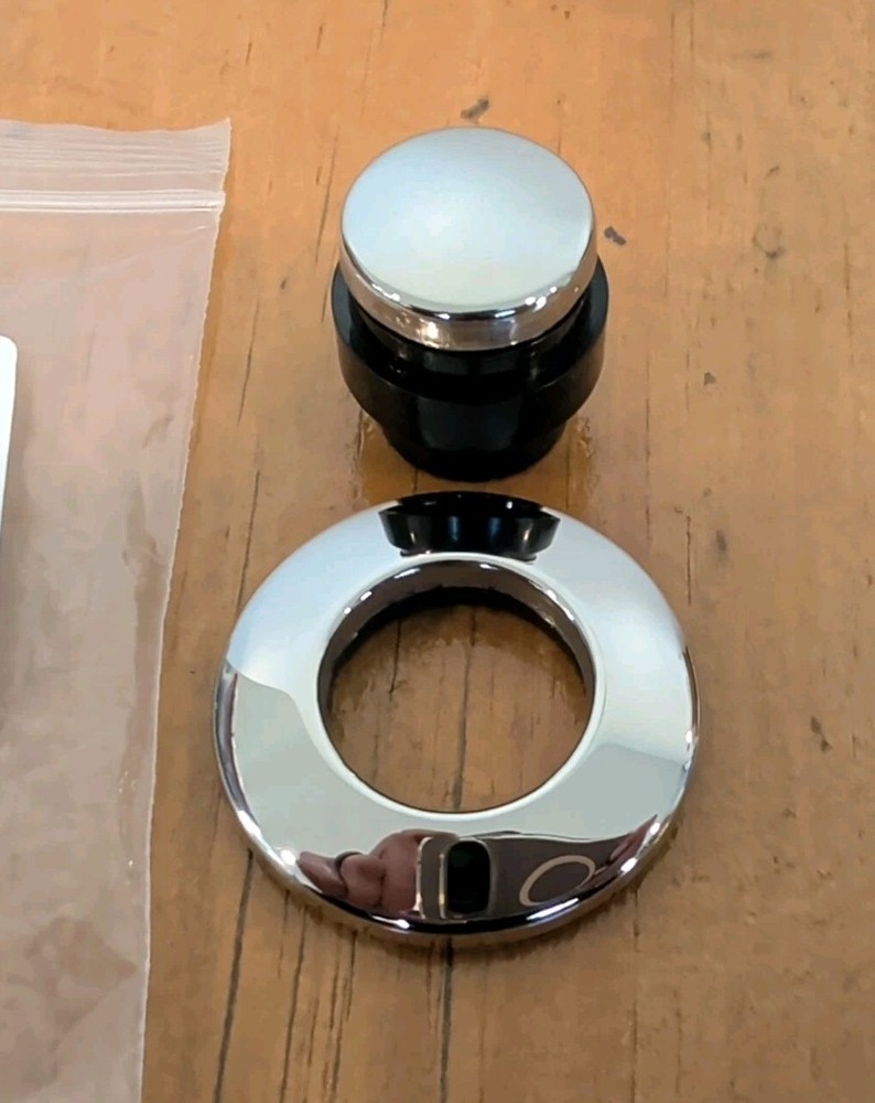 InSinkErator Air Switch Button for Garbage Disposal - Chrome - 73274K