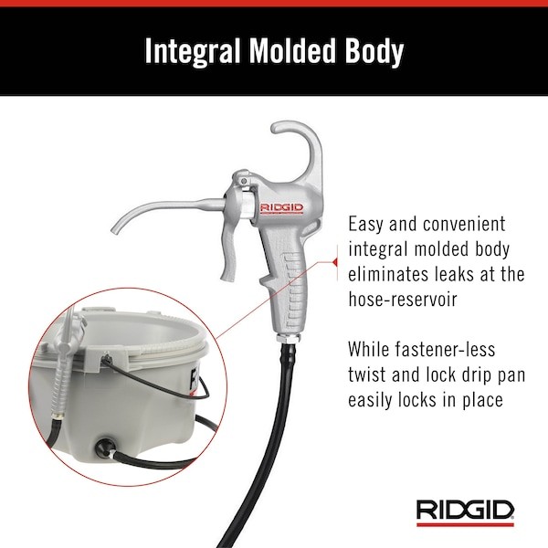 Ridgid 10883 Pipe Threader Oiler, 1 Gal