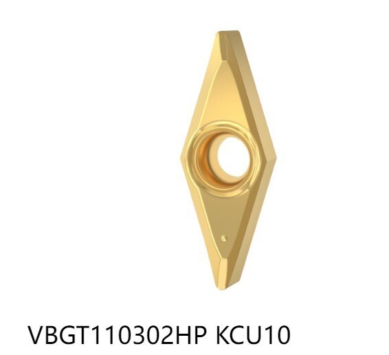 5  PCS  ORIGINAL  INSERTS      VBGT110302HP KCU10