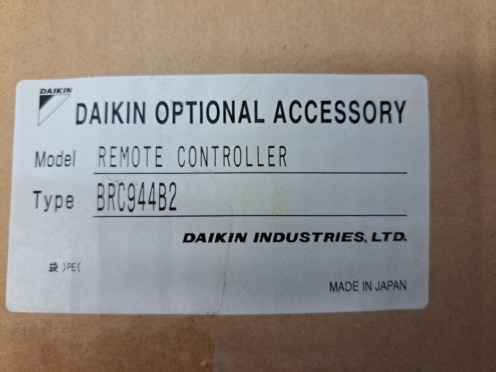 DAIKIN BRC944B2 wired remote controller kit NEW, open box