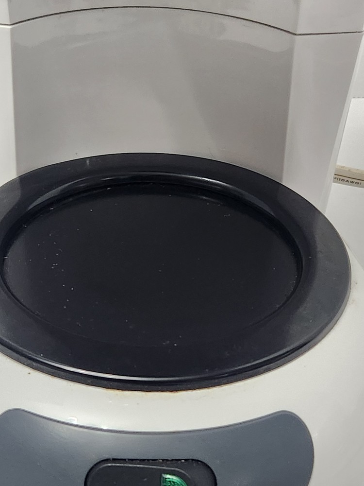 Mr. Coffee 4 Cup Mini Coffee Maker White Compact Tested Working