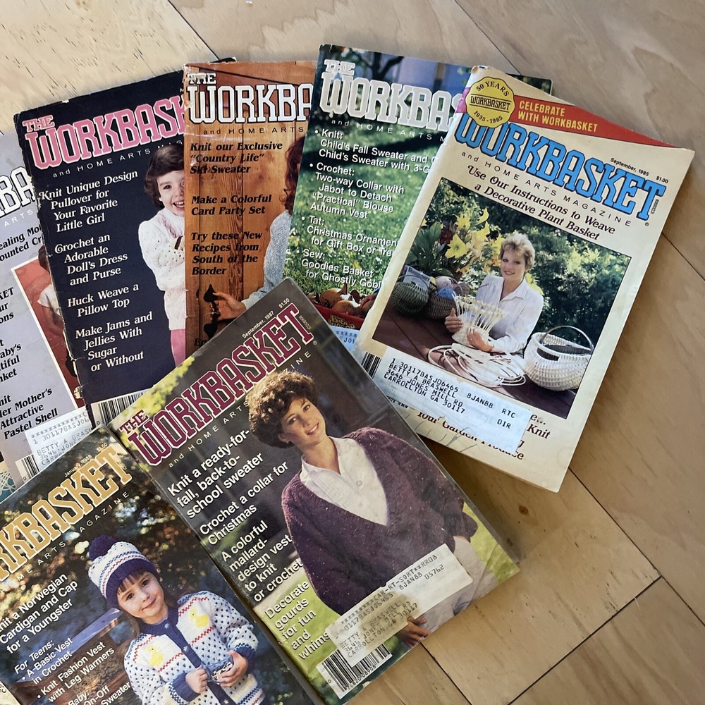 11 Lot - Crafts The Workbasket Publications