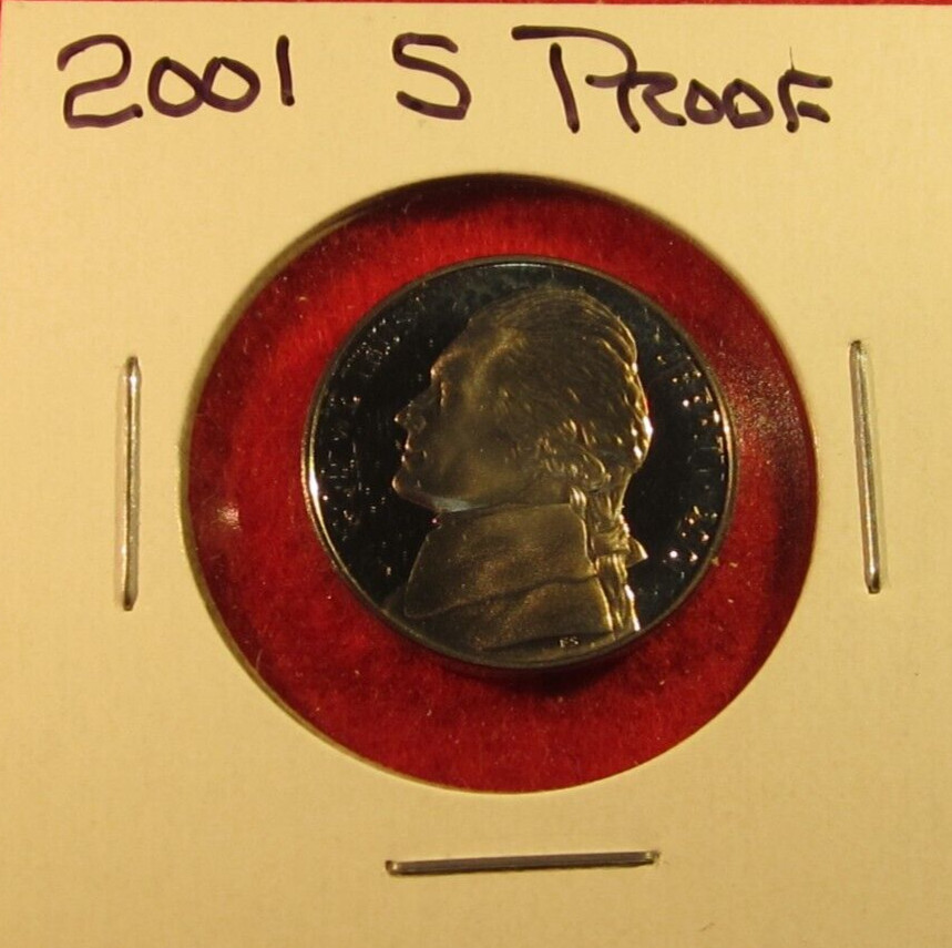 2001 S San Francisco Proof Jefferson Nickel - Uncirculated