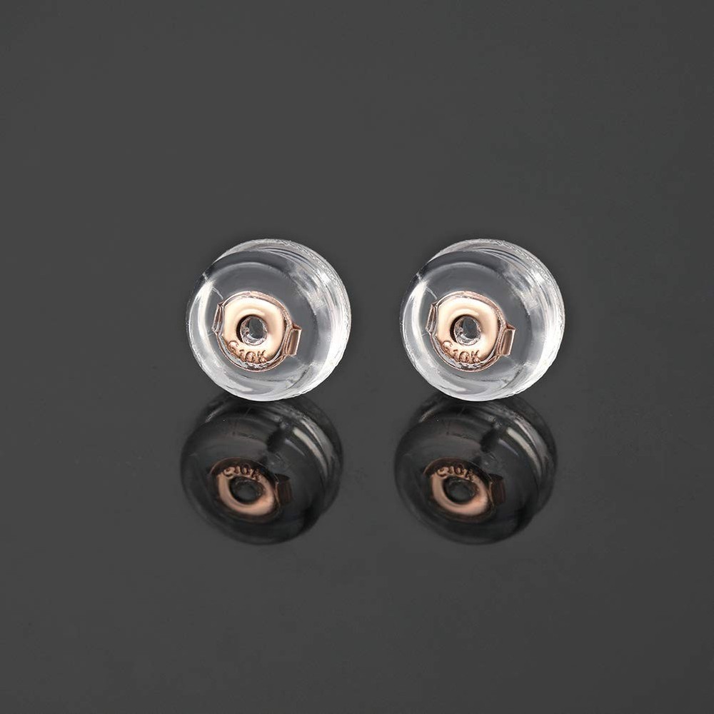 Silicone Earring Backs Replacement | Comfortable Rubber Earring Backings for ...