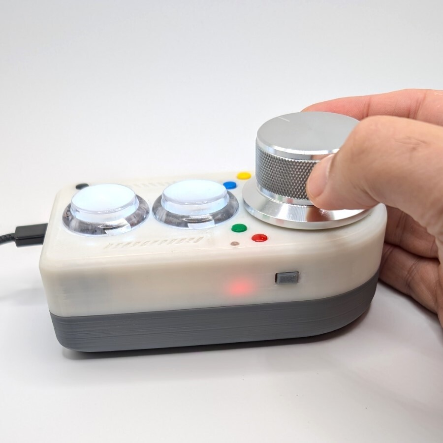 iCode Arcade Spinner Ultimate and Paddle, Steering Wheel USB Gaming Controller