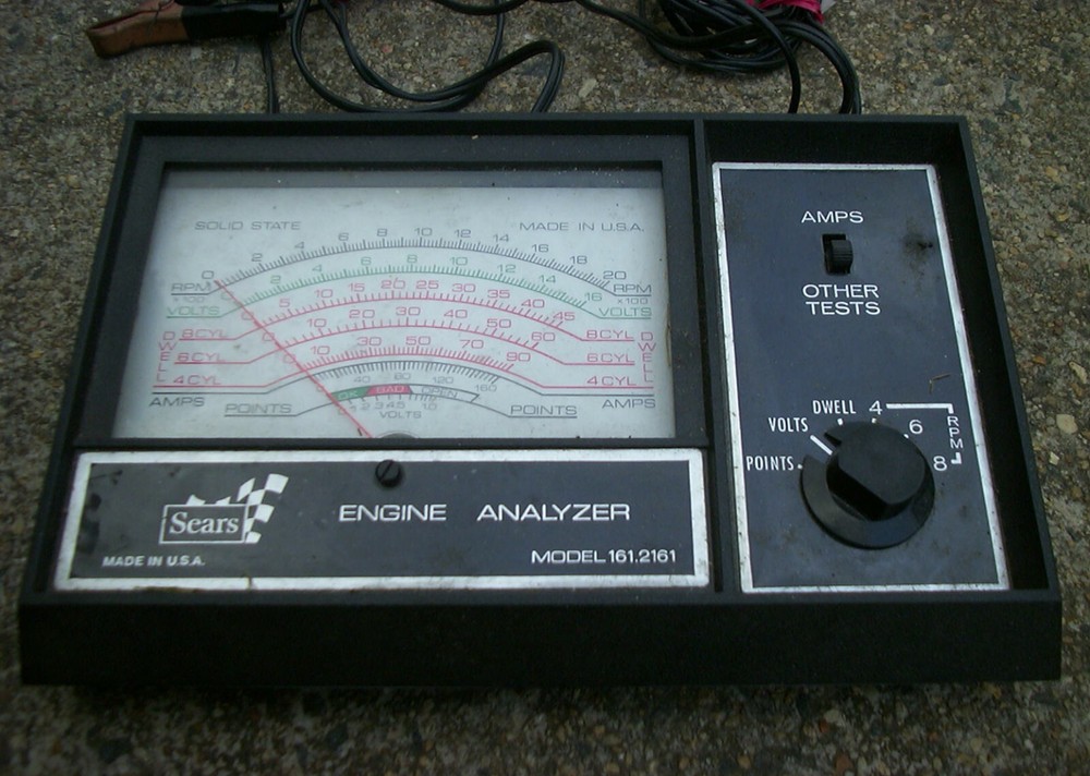 Sear's Engine Analyzer, 12V Ignition System, in good working order