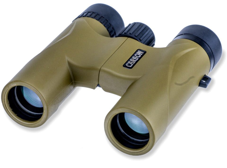 Carson Stinger 10x25 Compact Binocular, Brass, HW-025