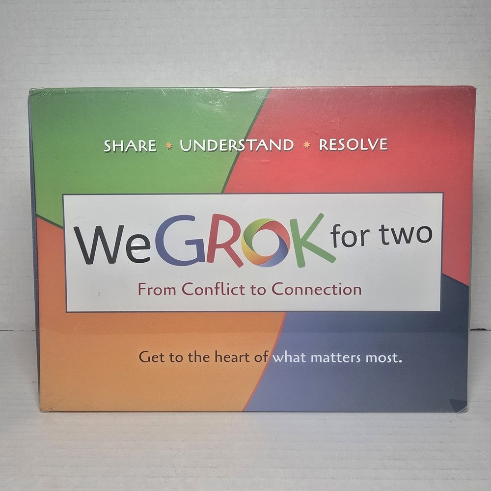 We GROK For Two For Self-Guided Conflict Resolution New & Sealed