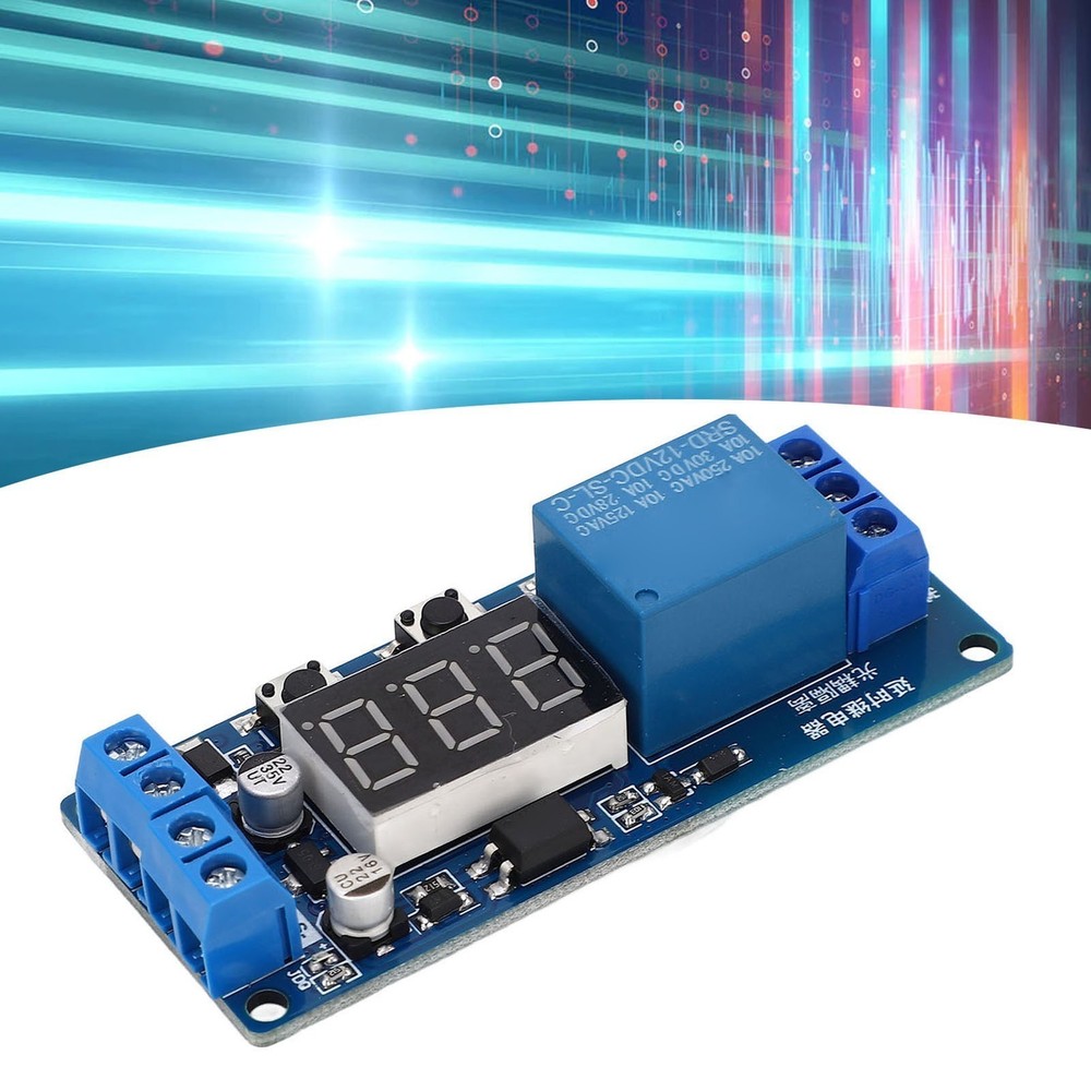 Time Delay Relay Module 12VDC Switching Controller Board Electrical Timer