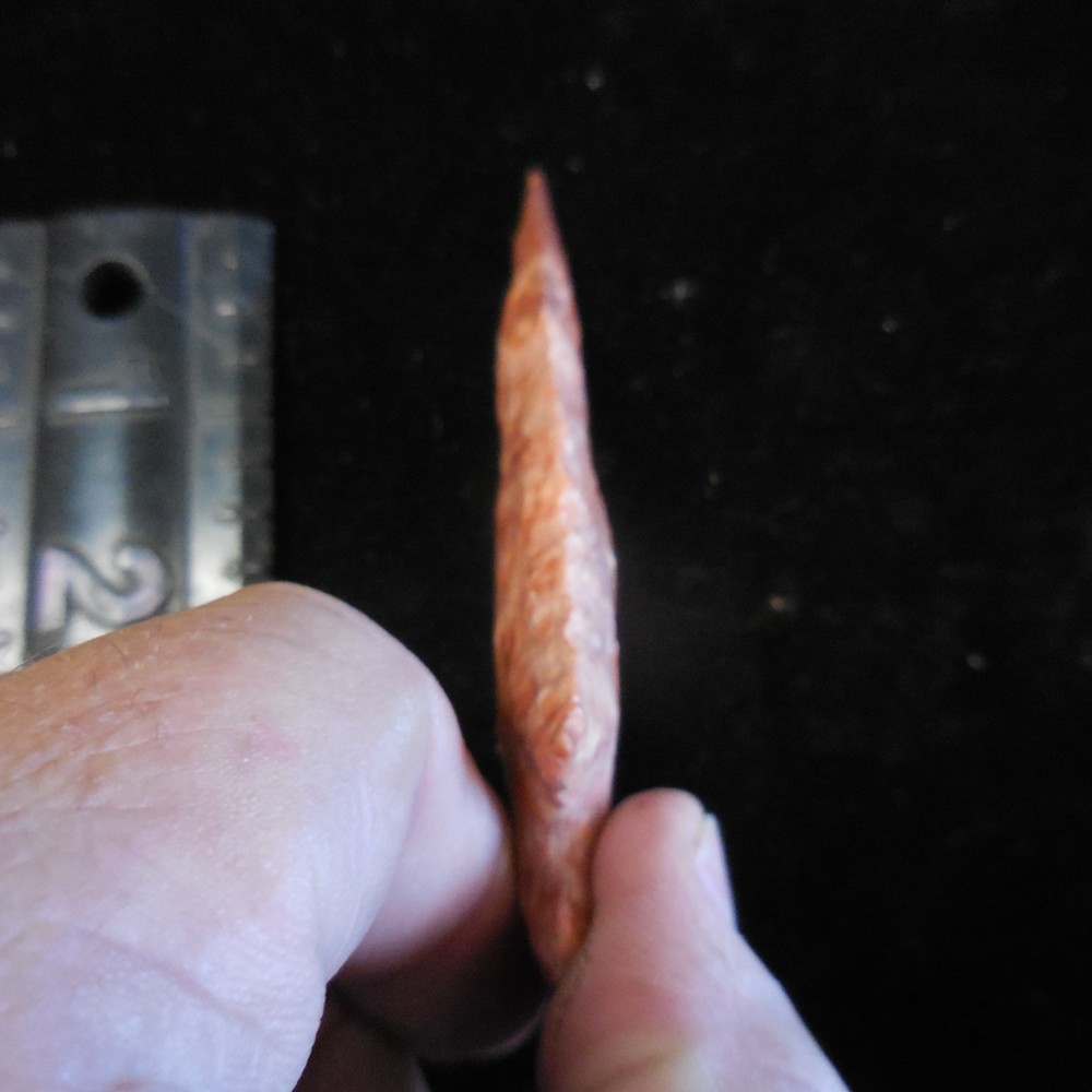 LARGE DOVETAIL POINT--CLASSIC FORM AND FLAKING--#JE