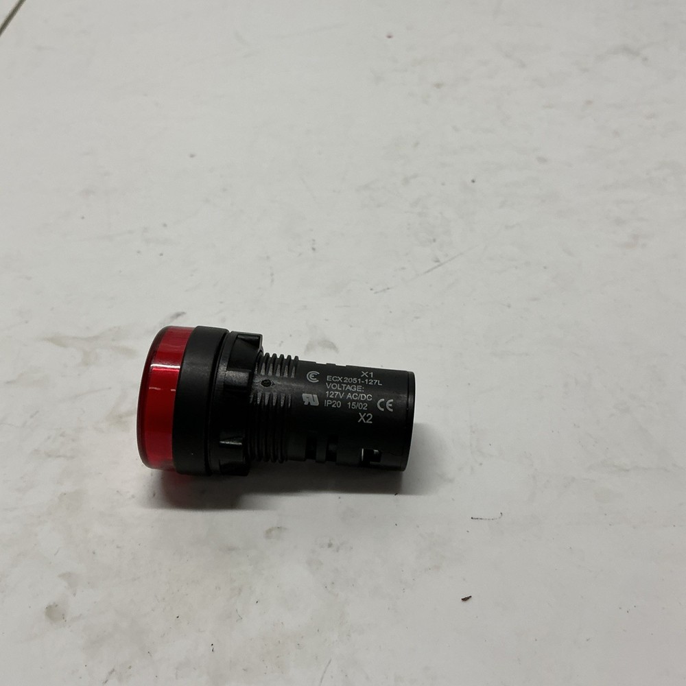 ECX2051-127L Red Panel Mount Indicator Light V-680