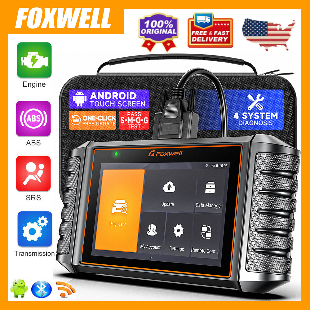 Foxwell NT706 Automotive Scanner Car Diagnostic ABS SRS Engine OBD2 Code Reader