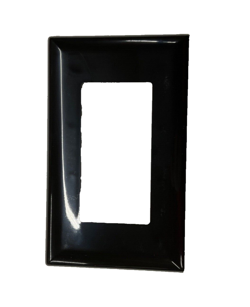 5 PACK WPDUBK Wirecon Black Snap-On Wallplate Single Decor Cover