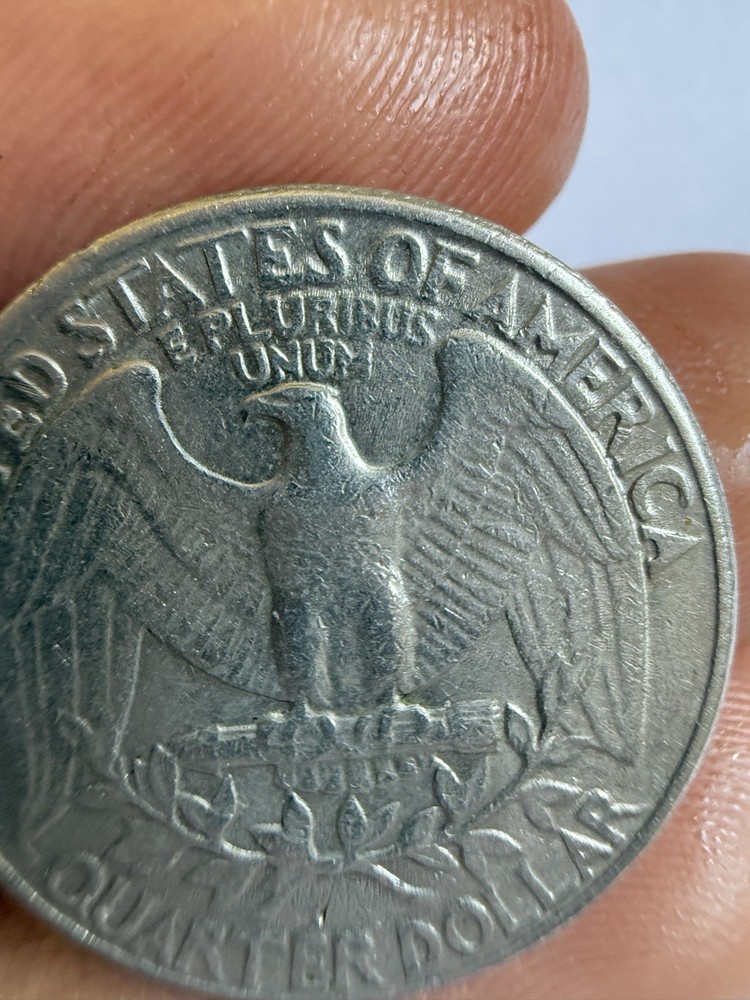 1982 D Washington Quarter, Filled In Mint Mark Error/Multiple error