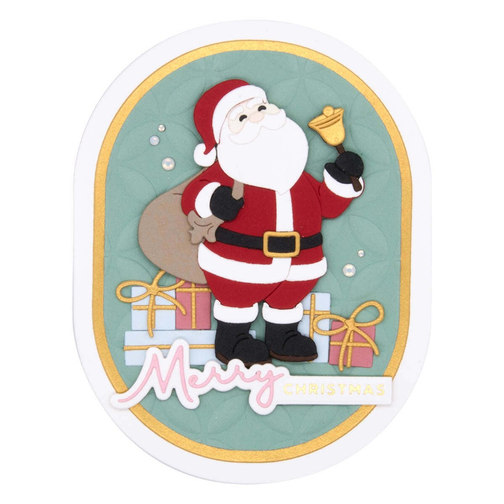 Spellbinders Etched Dies - Santa's Here!, S4-1289