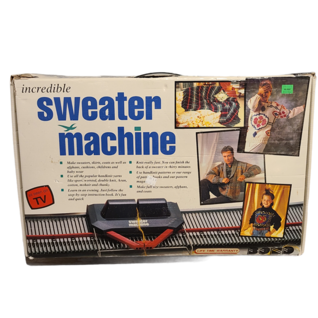 Bond Incredible Sweater Machine Knitting Sweaters with VHS