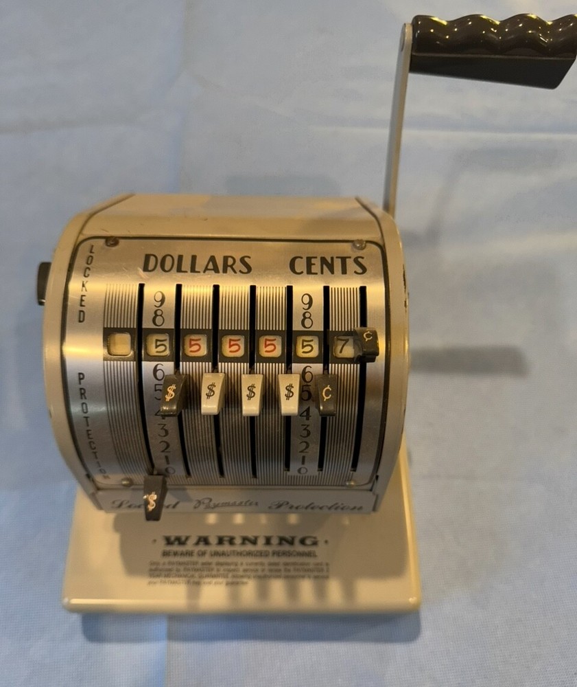 Vintage  Paymaster Protection, Series X-550
