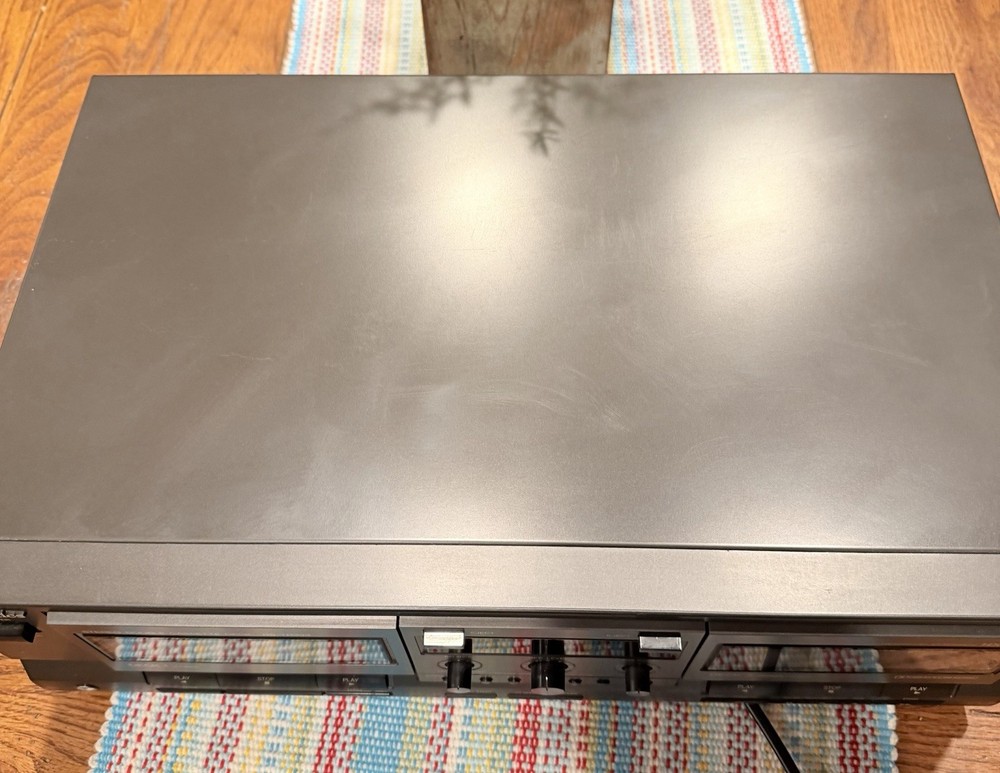 Technics Stereo Double Dual Cassette Deck model RS-TR333 - works great