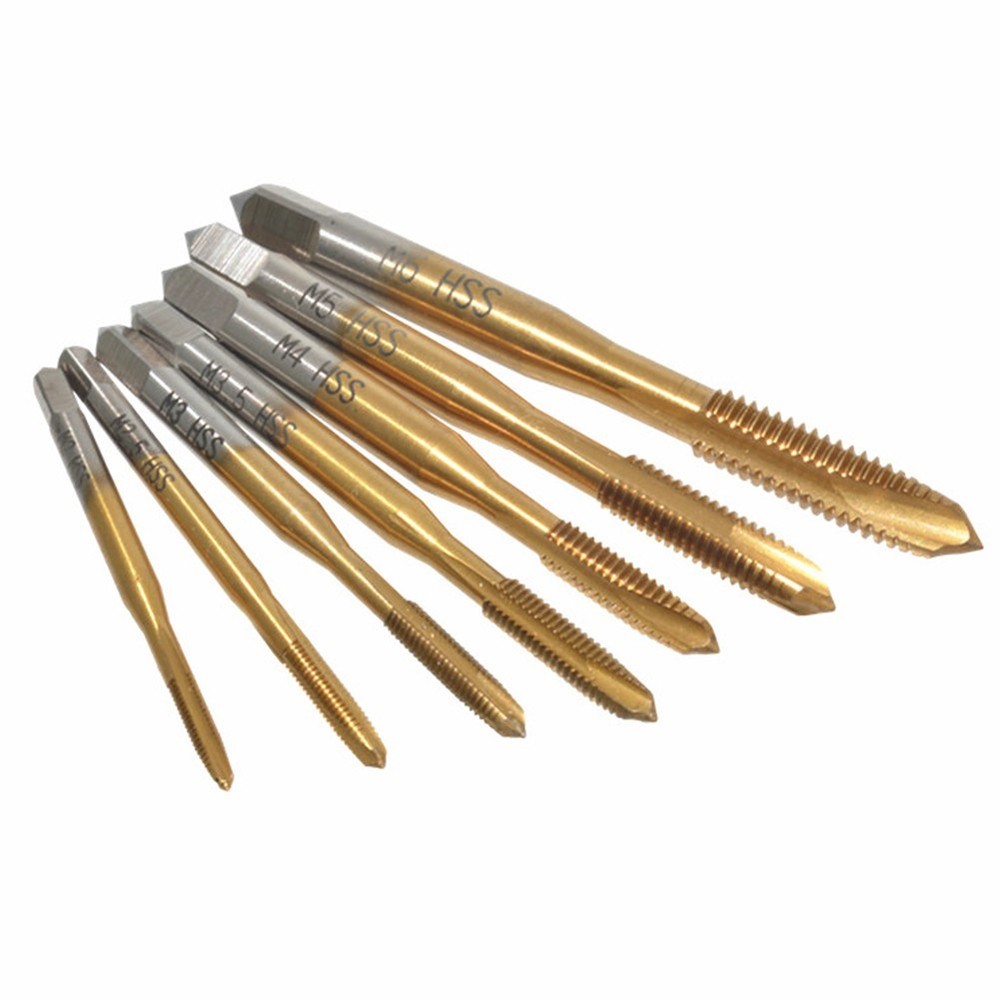 Thread Taps Hand Tool HSS High Temperature M2-M6 Machine Screw Tapping