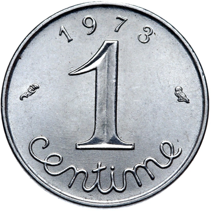 France coin - 1 centime 1973 - condition!
