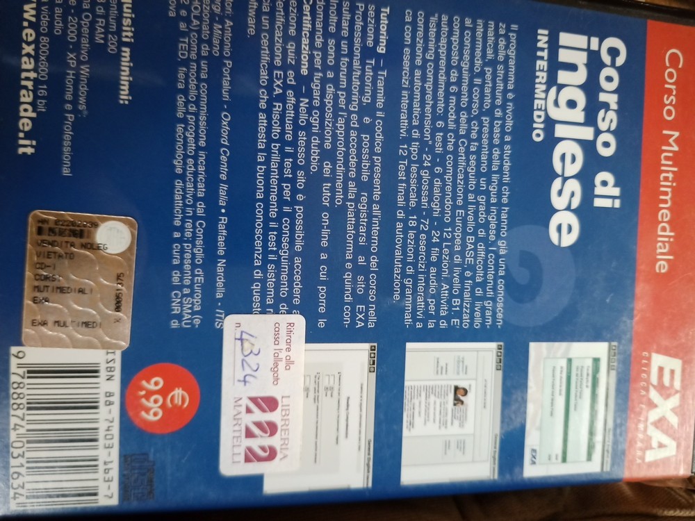 Corso Di Inglese Base & Intermedio CD Windows Rom