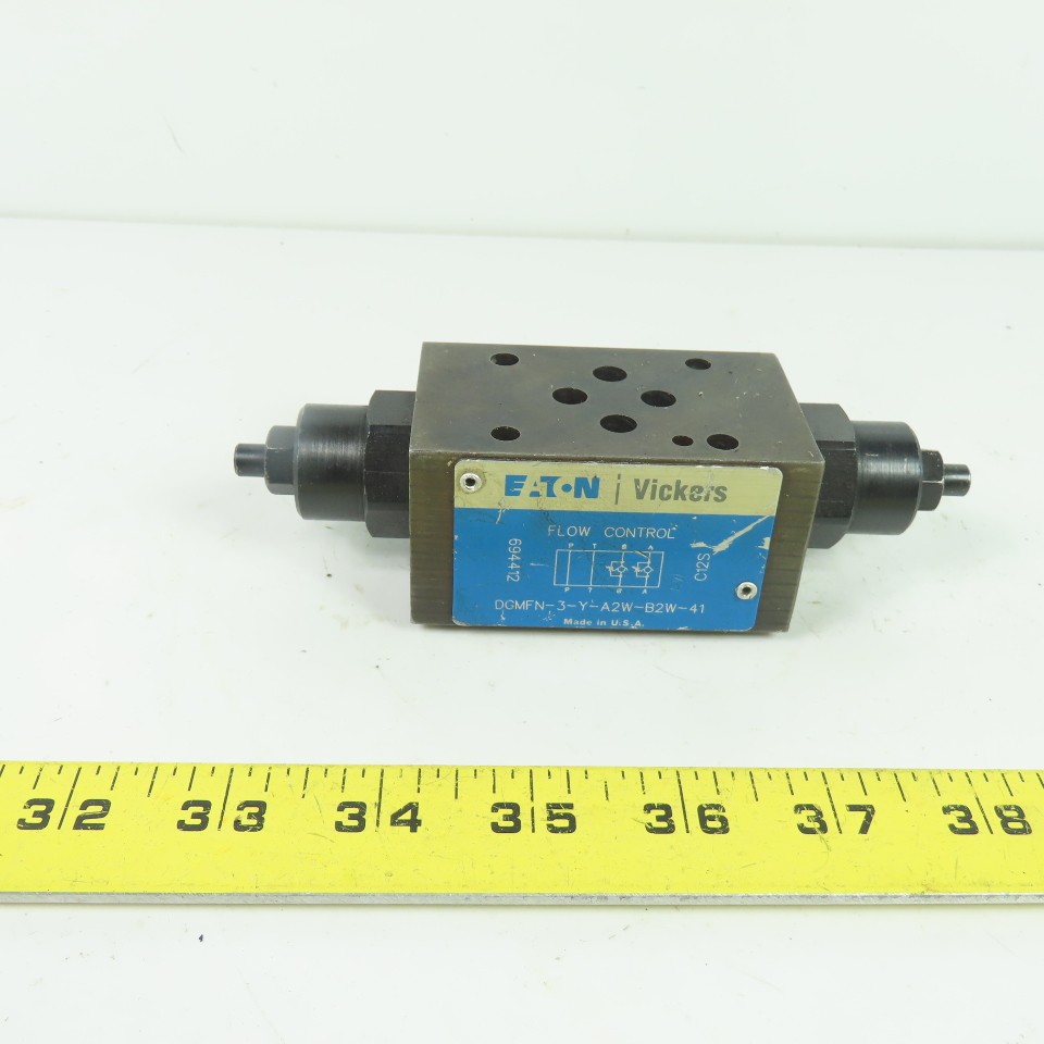 Eaton Vickers 694412 DGMFN-3-Y-A2W-B2W-41 Flow Control Valve Block