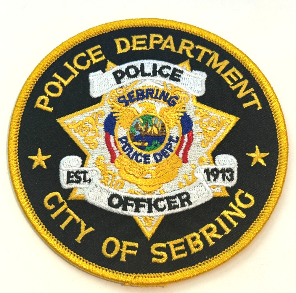 Sebring Florida Police Patch Unused