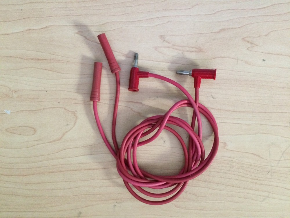 Two Electrophoresis Device Positive Cable