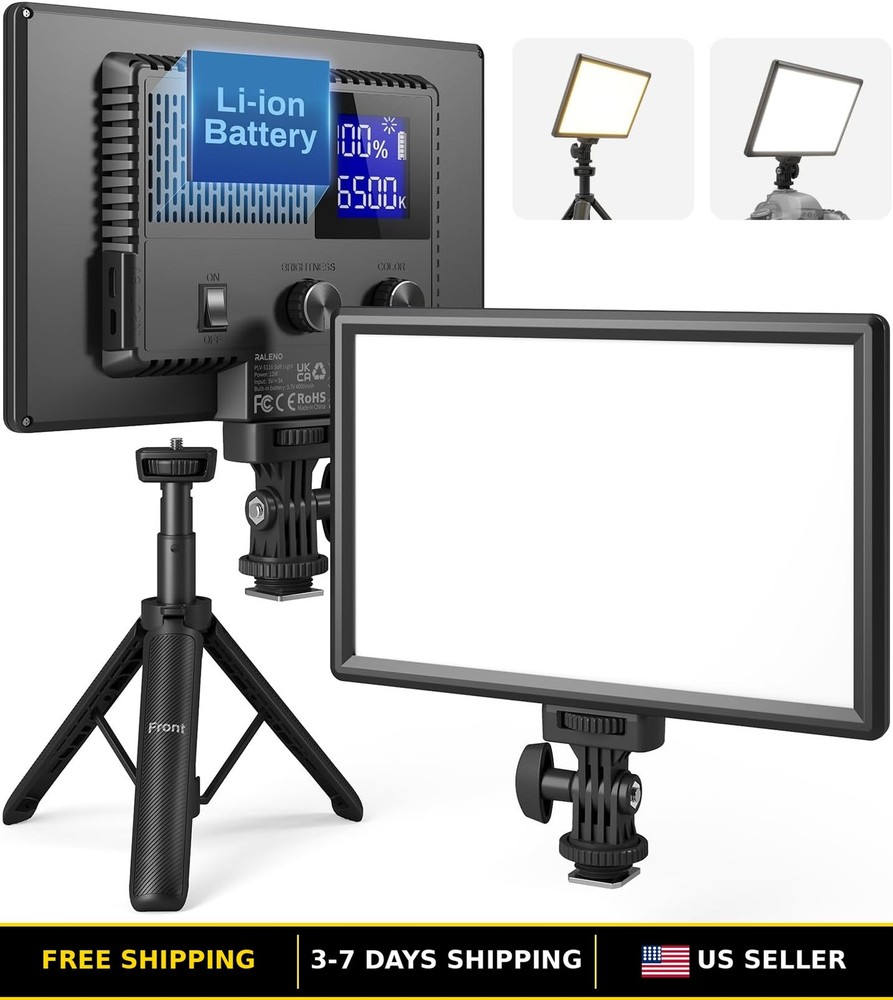 Adjustable LED Video Light Panel 2500K-6500K USB Powered for Conference Use