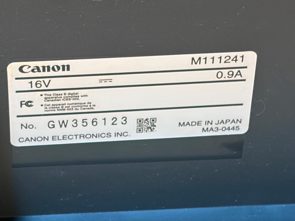 Canon ImageFORMULA DR-C225 II Office Document Scanner