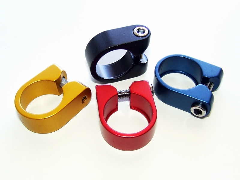 Fixed Gear Seat Post Clamp - 28.6mm RED