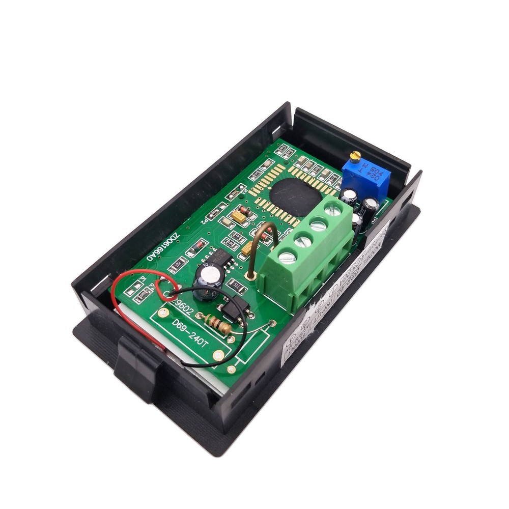 Blue LCD Digital AMP Current Panel Meter Ammeter AC 0~5A