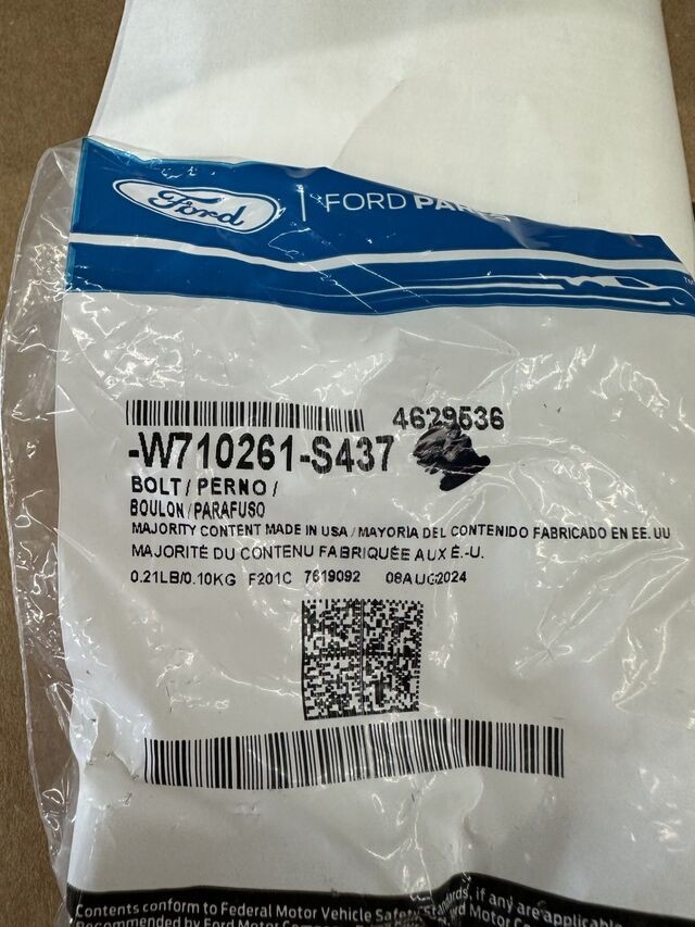 Genuine Roller Bolt W710261-S437