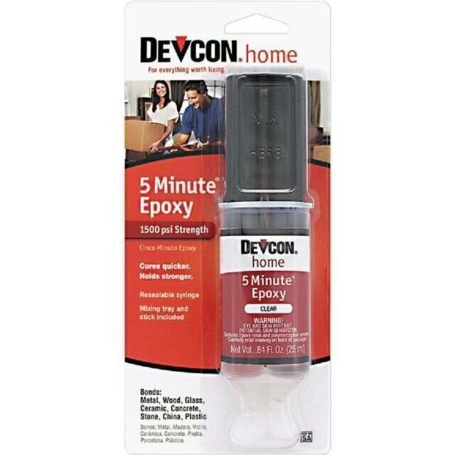 Devcon 1Oz 5-Min Epoxy Syringe