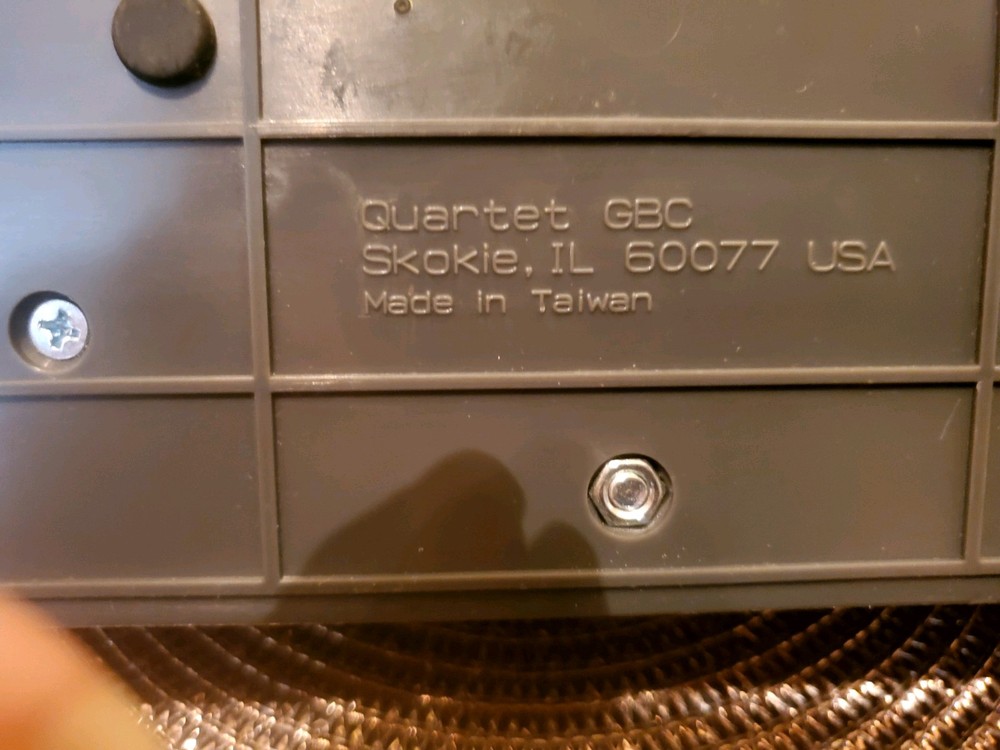 GBC DocuBind Personal Presentation Binding System
